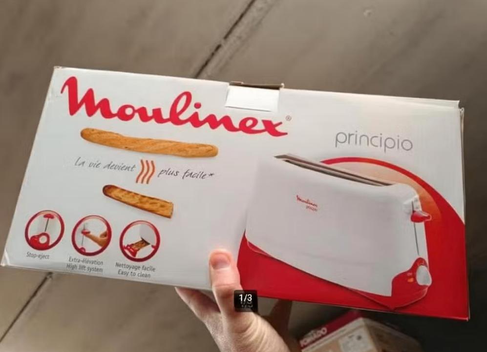 Moulinex principio broodrooster nieuw, Uitneembare kruimellade, Nieuw, Ophalen of Verzenden