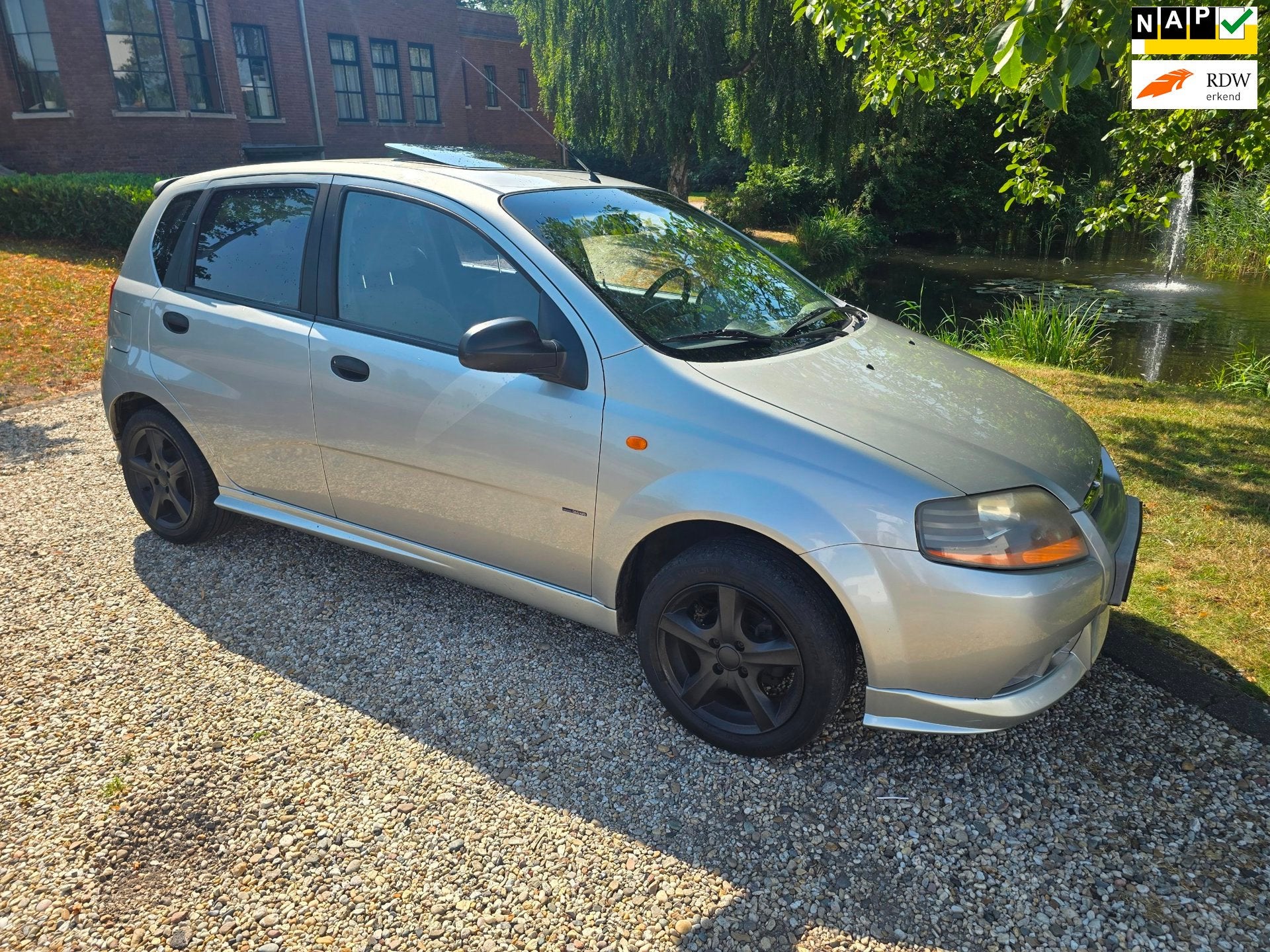 Chevrolet Kalos 1.2 Spirit 5-deurs,Airco, opendak,trekhaak A, Auto's, Voorwielaandrijving, 1150 cc, 15 km/l, Elektrische ramen