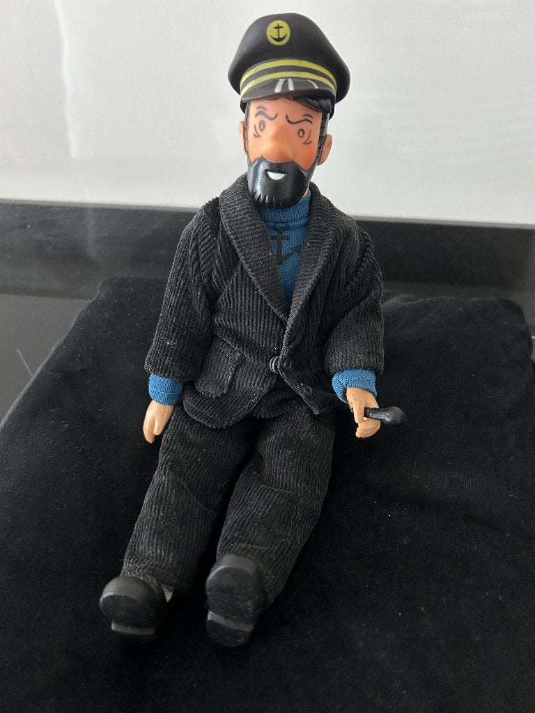 Kapitein haddock stoffen pop, Verzamelen, Ophalen of Verzenden, Overige figuren, Zo goed als nieuw, Beeldje of Figuurtje
