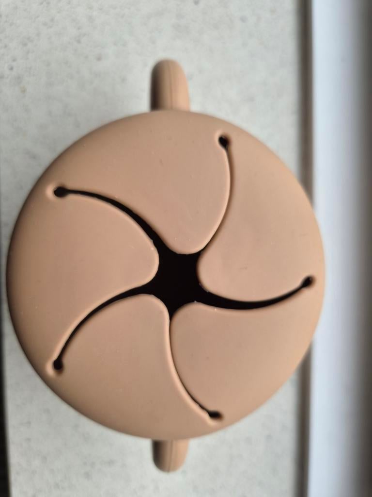 Mushie Snackbeker - Natural, Ophalen of Verzenden, Zo goed als nieuw, Overige typen