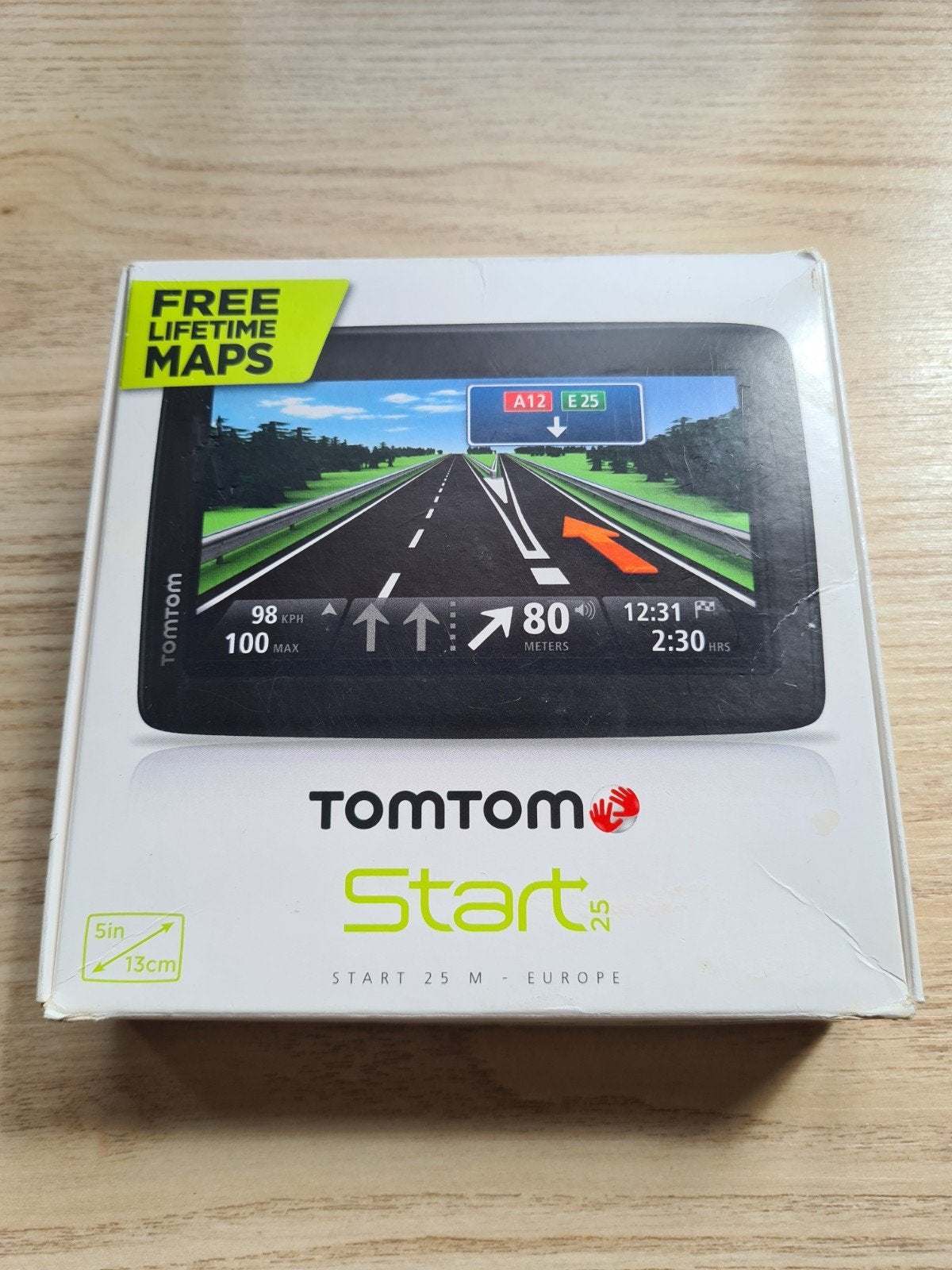TomTom Start 25 M Europa Navigatiesysteem, Ophalen of Verzenden, Gebruikt