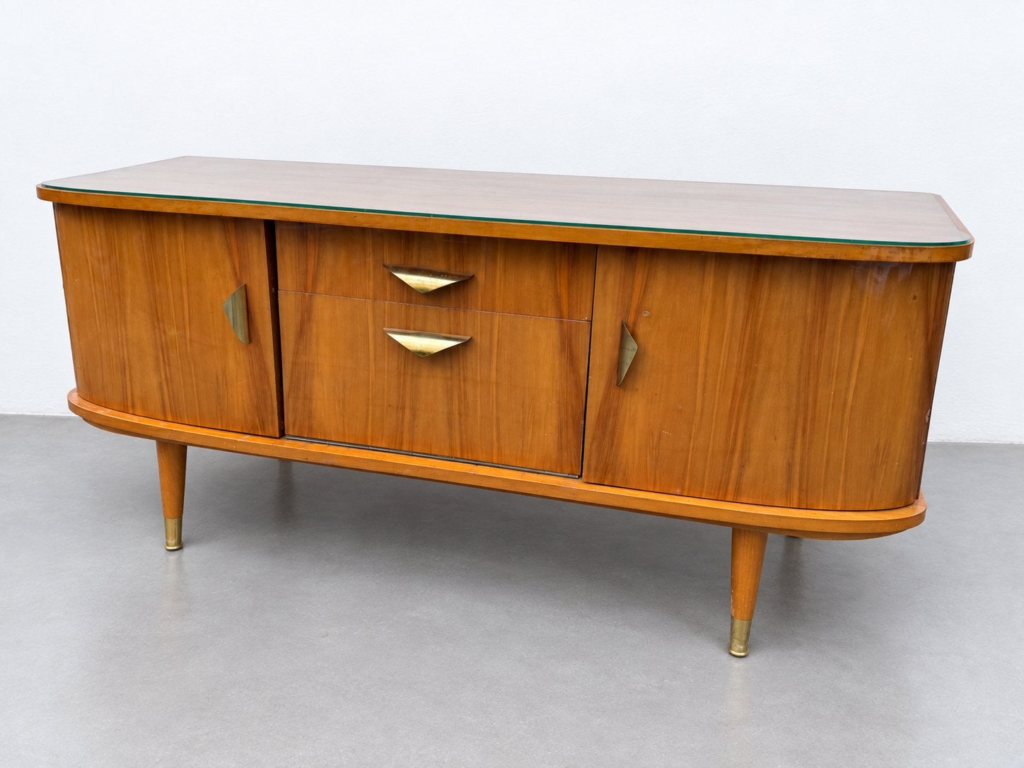 Vintage Mid-Century tv-meubel / dressoir – jaren ’50/’60, Vintage, Vintage, Ophalen of Verzenden, Zo goed als nieuw