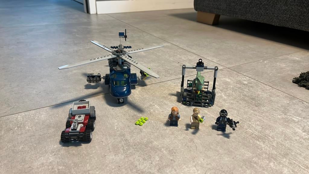 LEGO jurassic world helikopter 75928, Compleet, City, Lego, Ophalen of Verzenden