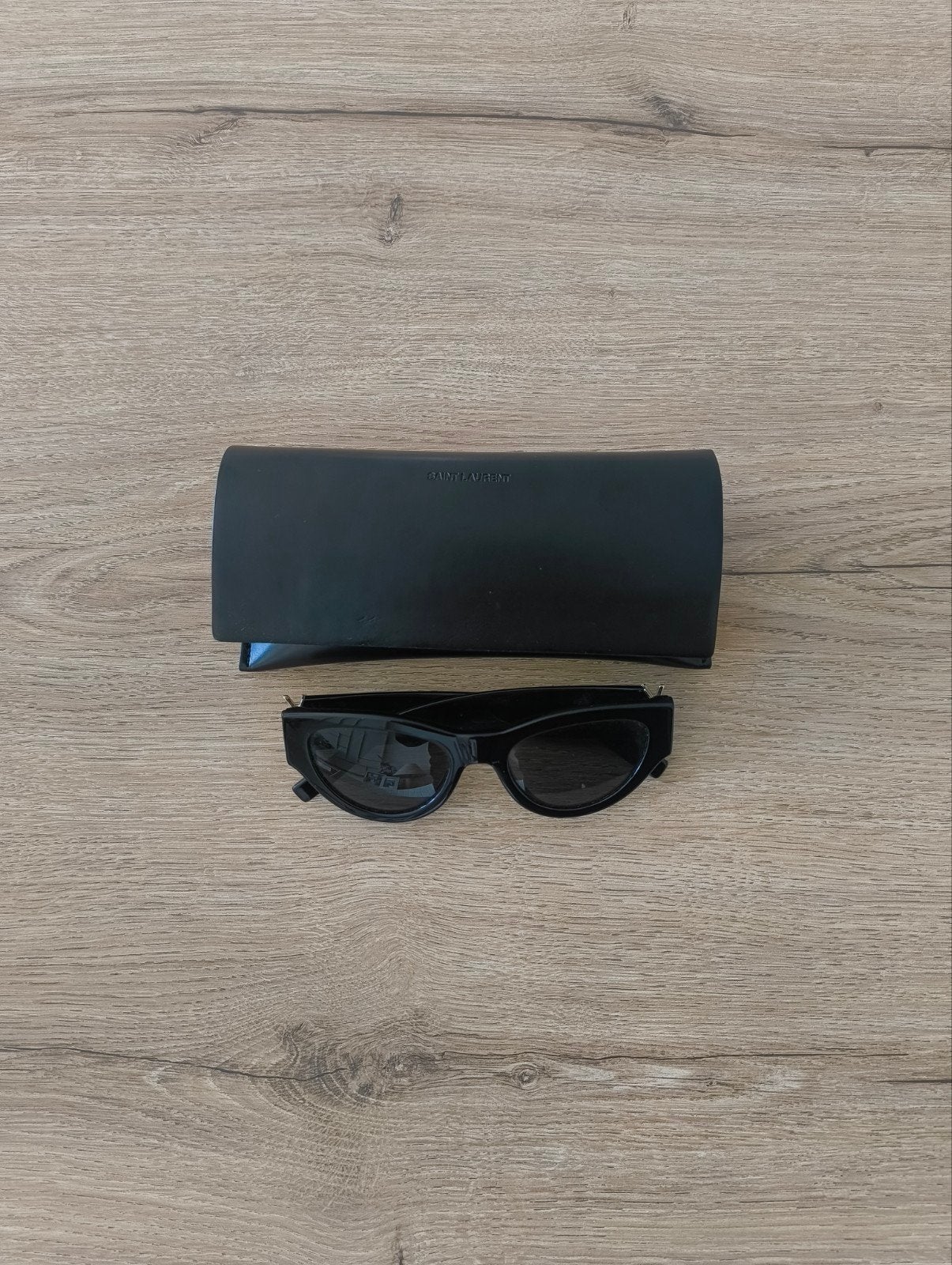 Saint Laurent SL 462 Betty Zonnebril Zwart - Zo goed als nie, Overige merken, Zonnebril, Zwart, Ophalen of Verzenden