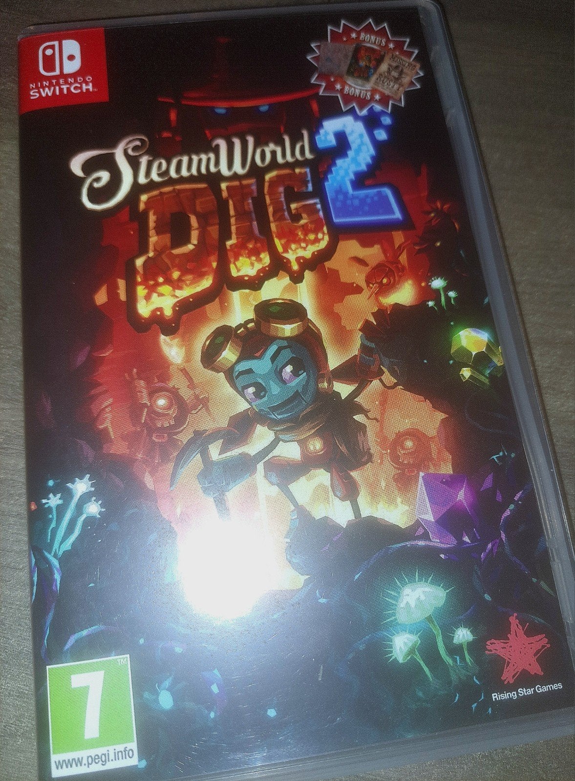 Steamworld dig 2 nintendo switch z.g.a.n., 1 speler, Ophalen of Verzenden, Zo goed als nieuw, Vanaf 3 jaar