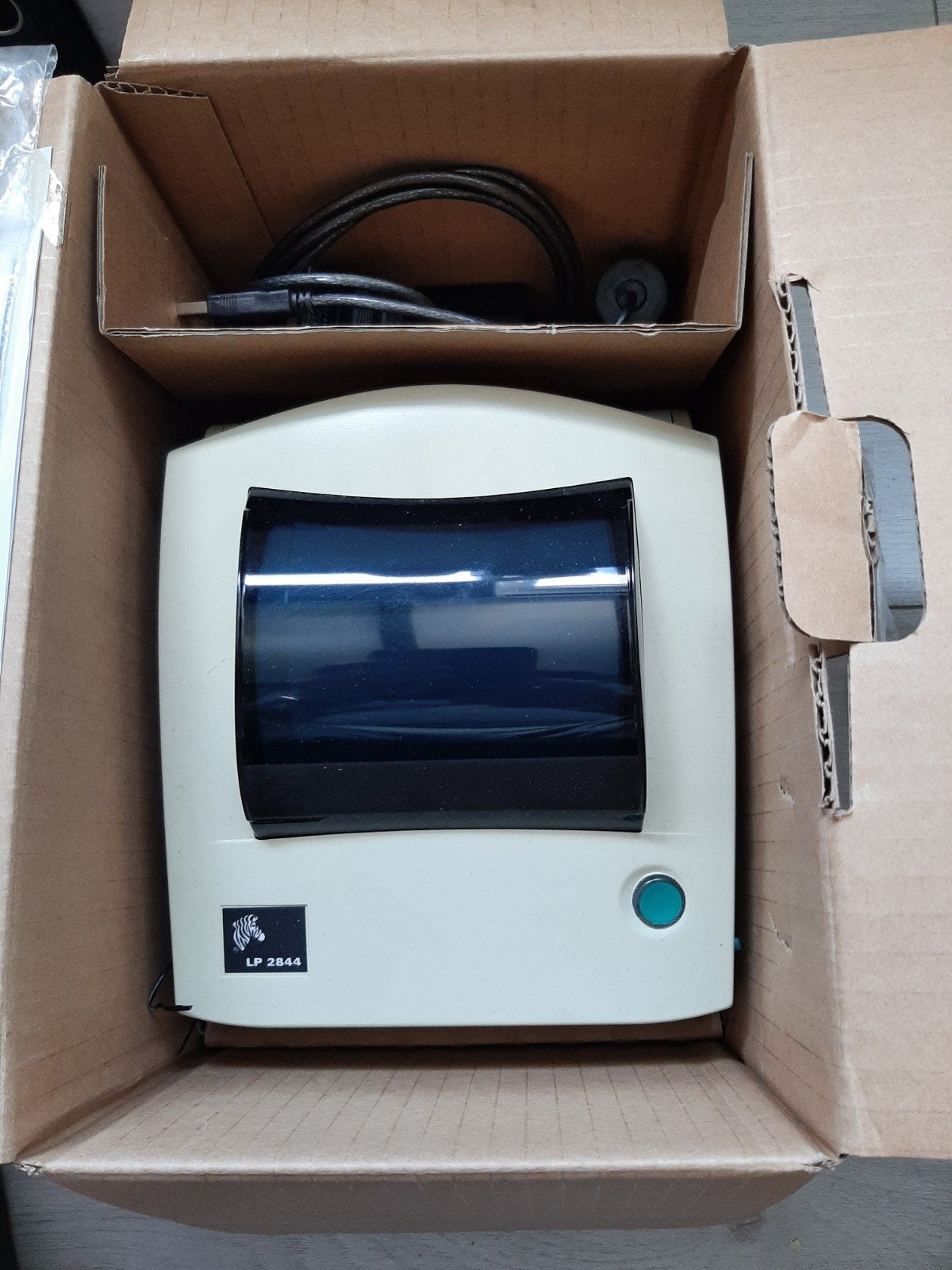 Zebra LP 2844 Labelprinter - Defect (USB), Computers en Software, Printers, Zwart-en-wit printen, Printer, Ophalen of Verzenden