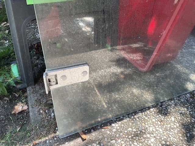 Douchedeur, veiligheidsglas, Ophalen, Gebruikt, 80 tot 120 cm, 160 cm of meer