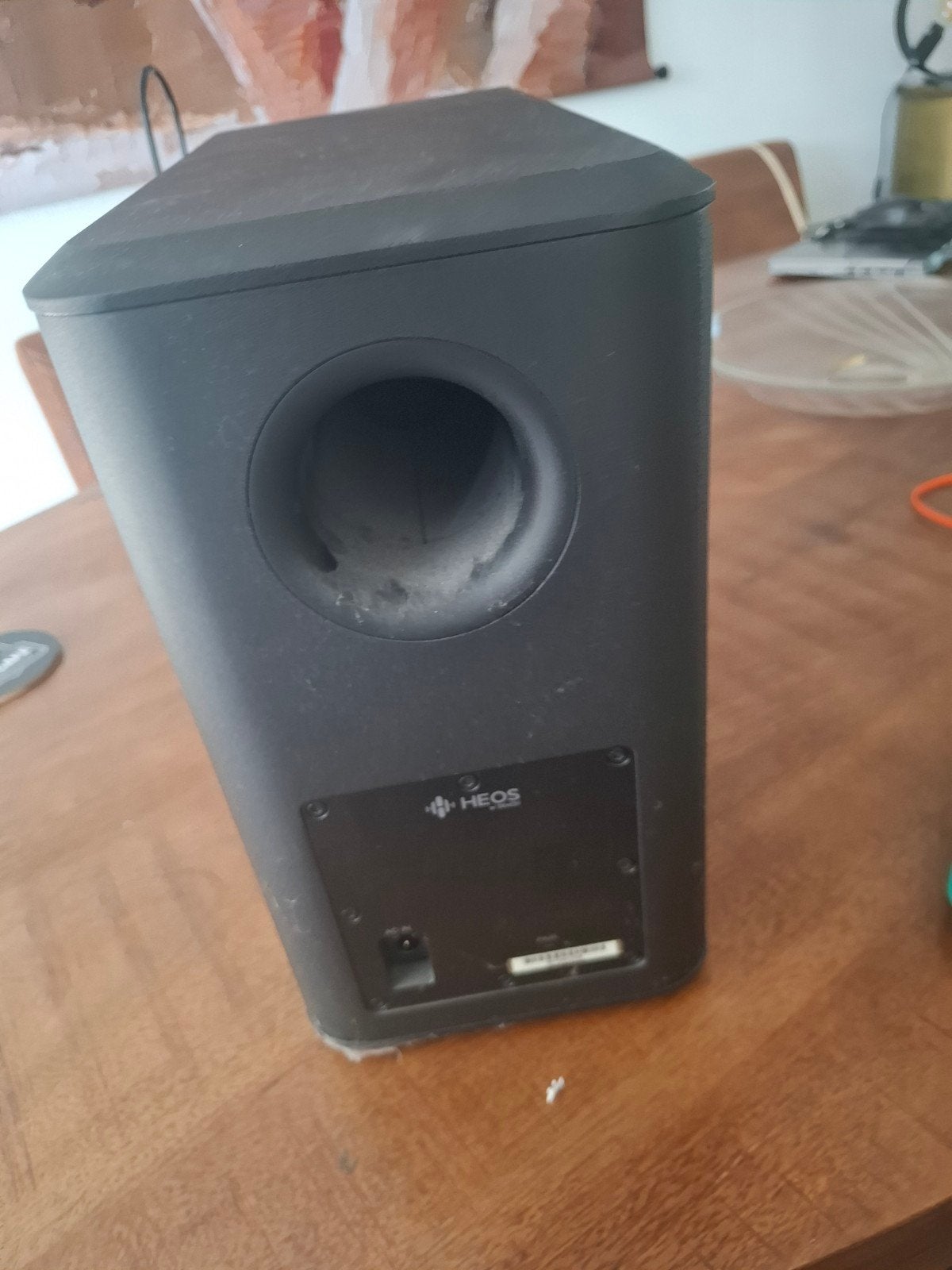 Heos by Denon Subwoofer - Krachtige Baservaring, Overige merken, Gebruikt, Subwoofer, Ophalen of Verzenden