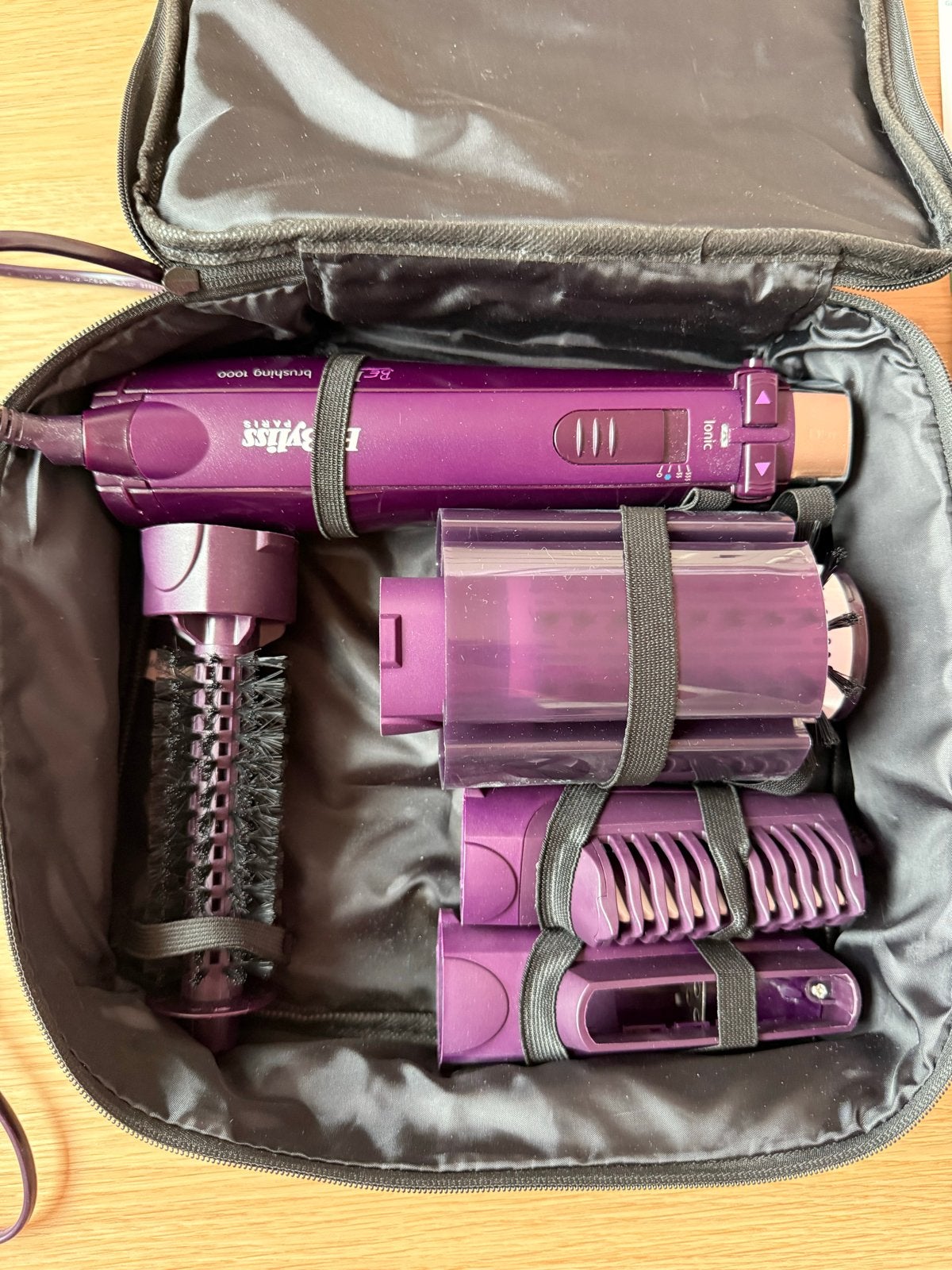 BaByliss Beliss Brushing 1000 Warme Luchtborstel Set, Ophalen of Verzenden, Zo goed als nieuw, Haarverzorging
