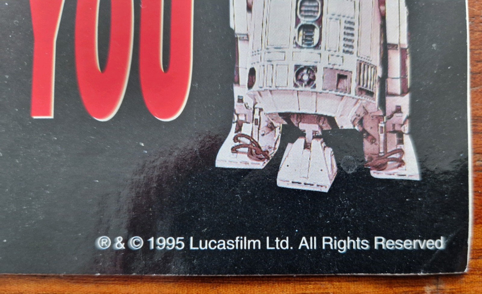 Vintage Star Wars bumpersticker uit 1995., Ophalen of Verzenden, Zo goed als nieuw, Overige typen