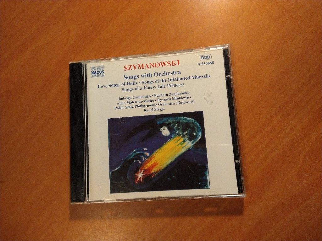 CD Szymanowski. Songs with Orchestra, Ophalen of Verzenden, Classicisme, Zo goed als nieuw, Kamermuziek