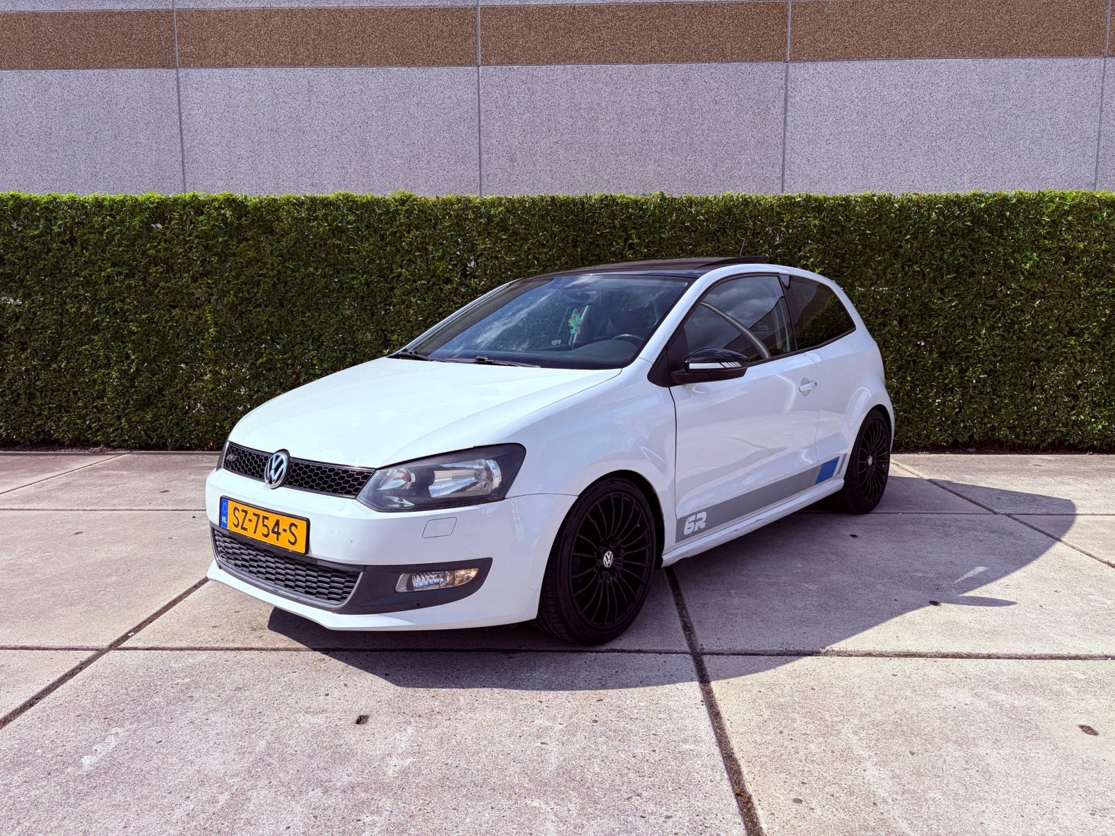 Volkswagen Polo 1.2 TSI Panormadak/Airco/Bluetooth, Auto's, Voorwielaandrijving, Stof, 40 €/maand, Wit