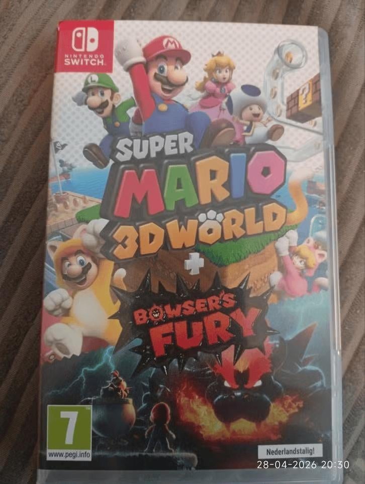 Super Mario 3D World + Bowser's Fury - Nintendo Switch, Spelcomputers en Games, Met games, Ophalen of Verzenden, Zo goed als nieuw
