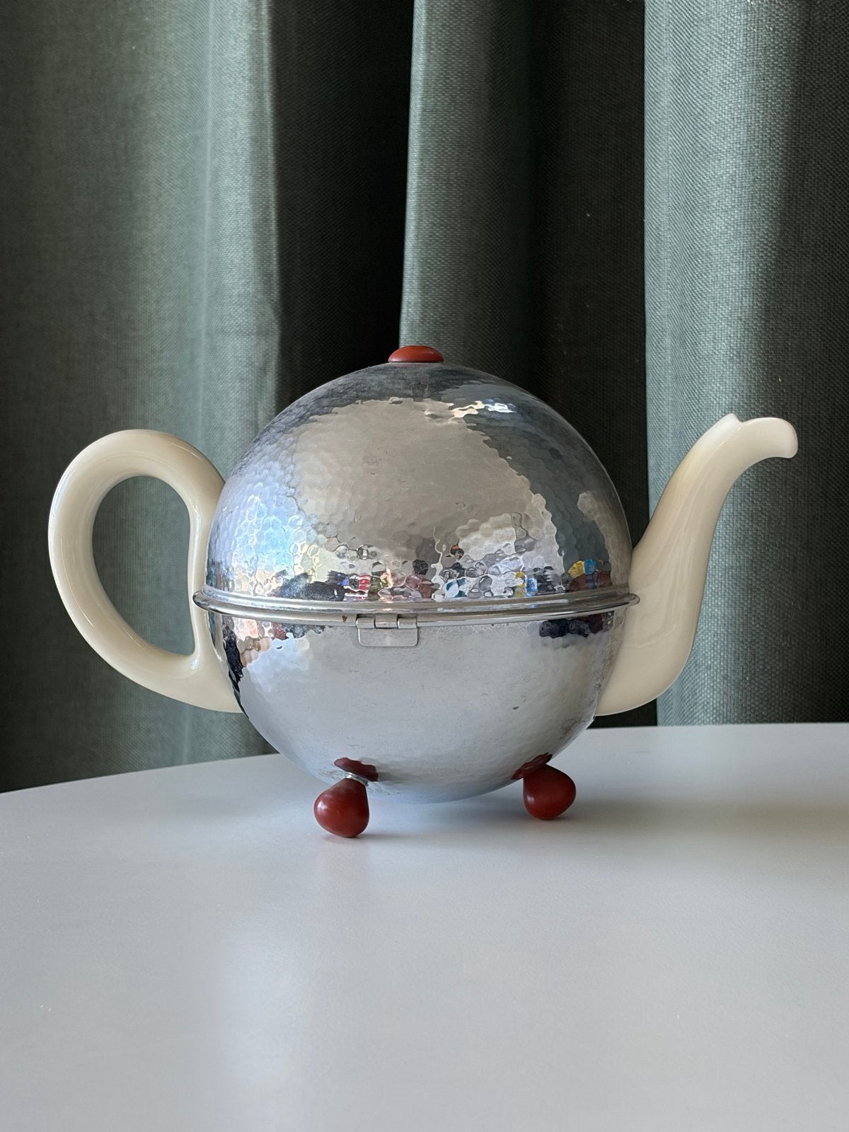 Vintage Bauscher Weiden Kugel theepot met isolatie, Ophalen of Verzenden