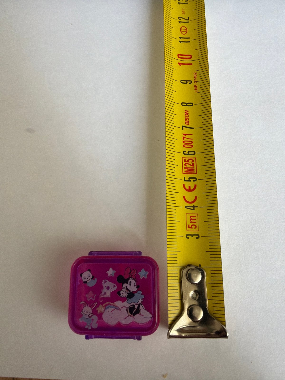 Mini lunchbox/snackdoosje met Minnie Mouse, Verzenden, Gebruikt, Meisje