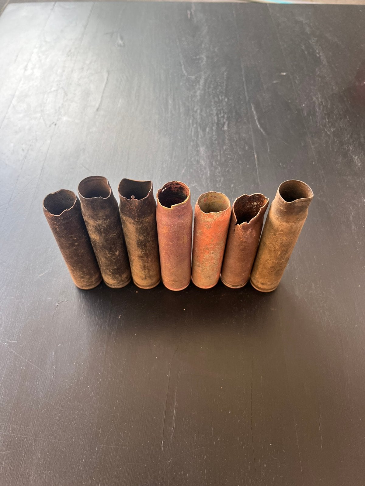 20mm hulzen wo2 bodemvondst, Verzamelen, Militaria | Tweede Wereldoorlog, Ophalen of Verzenden, Luchtmacht, Overige gebieden, Hulzen of Bodemvondsten