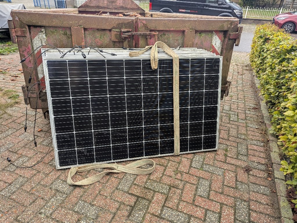 JA zonnepanelen, omnik omvormer 290w ps, Ophalen, Gebruikt, Compleet systeem, 200 wattpiek of meer