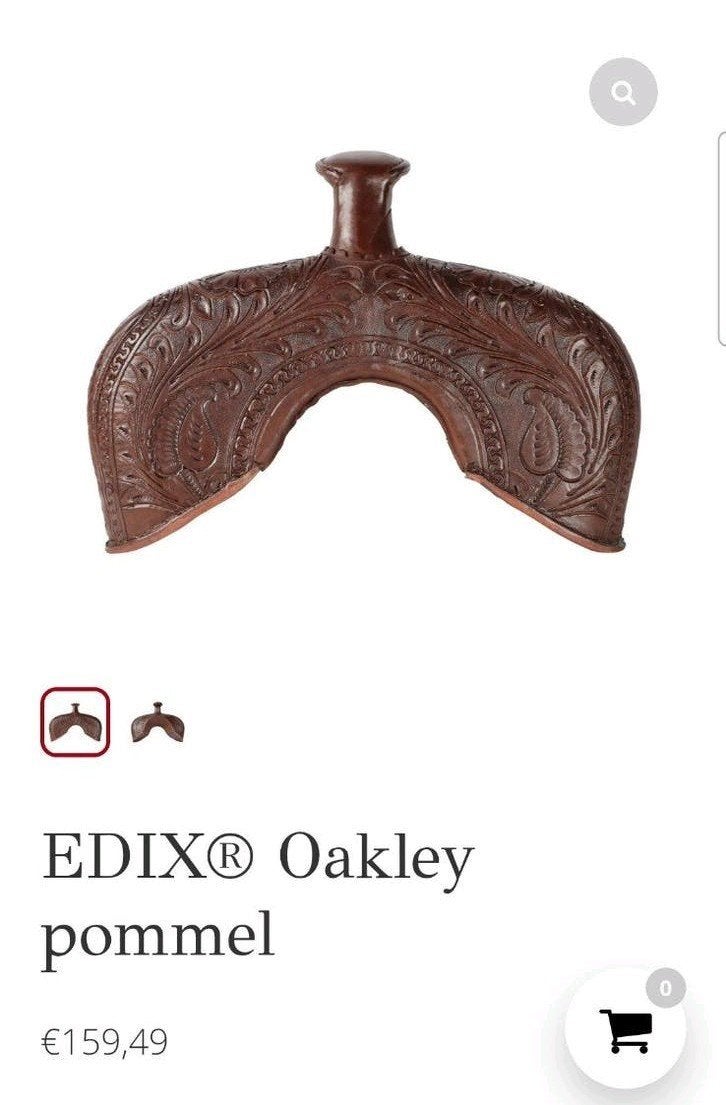 Edix Oakley pommel/hoorn/fork XSQ, Dieren en Toebehoren, Ophalen of Verzenden, Zo goed als nieuw