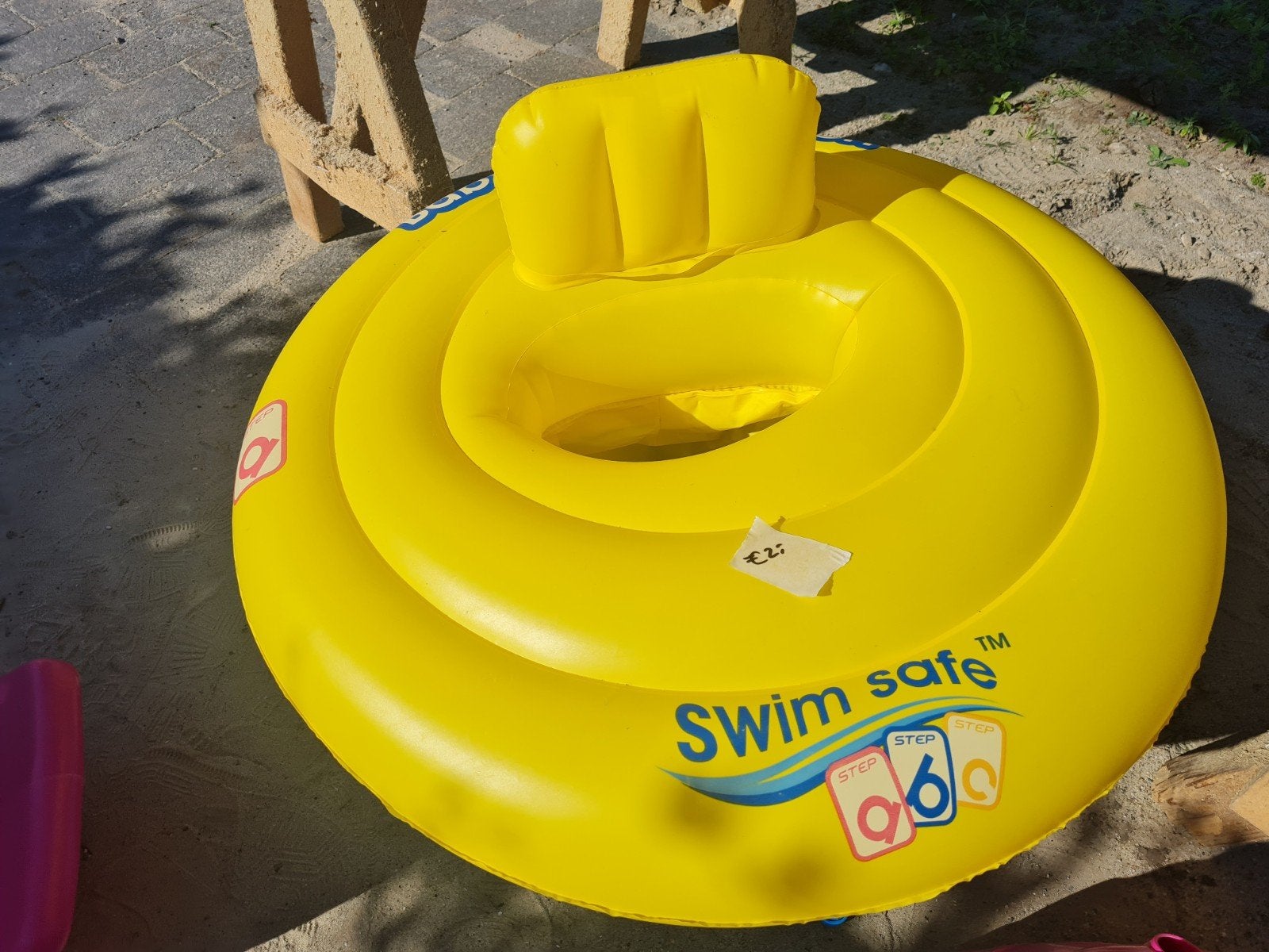 Swim Safe zwemband baby met rugleuning, Ophalen, Zo goed als nieuw