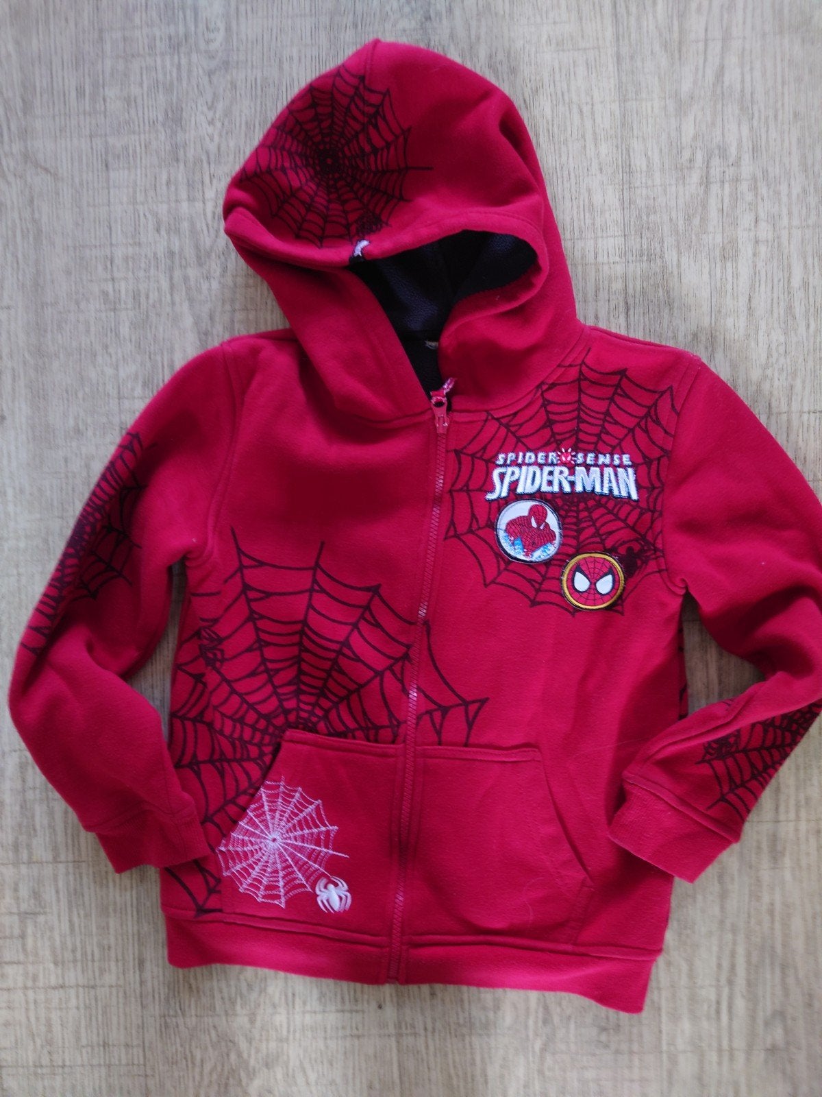 Spiderman hoodie maat 134, Gebruikt, Trui of Vest, Ophalen of Verzenden, Marvel
