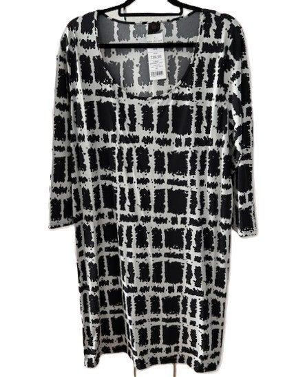 NIEUW Penn & Ink jurk travelstof maat 44, Kleding | Dames, Penn & Ink, Verzenden, Zwart, Maat 42/44 (L)