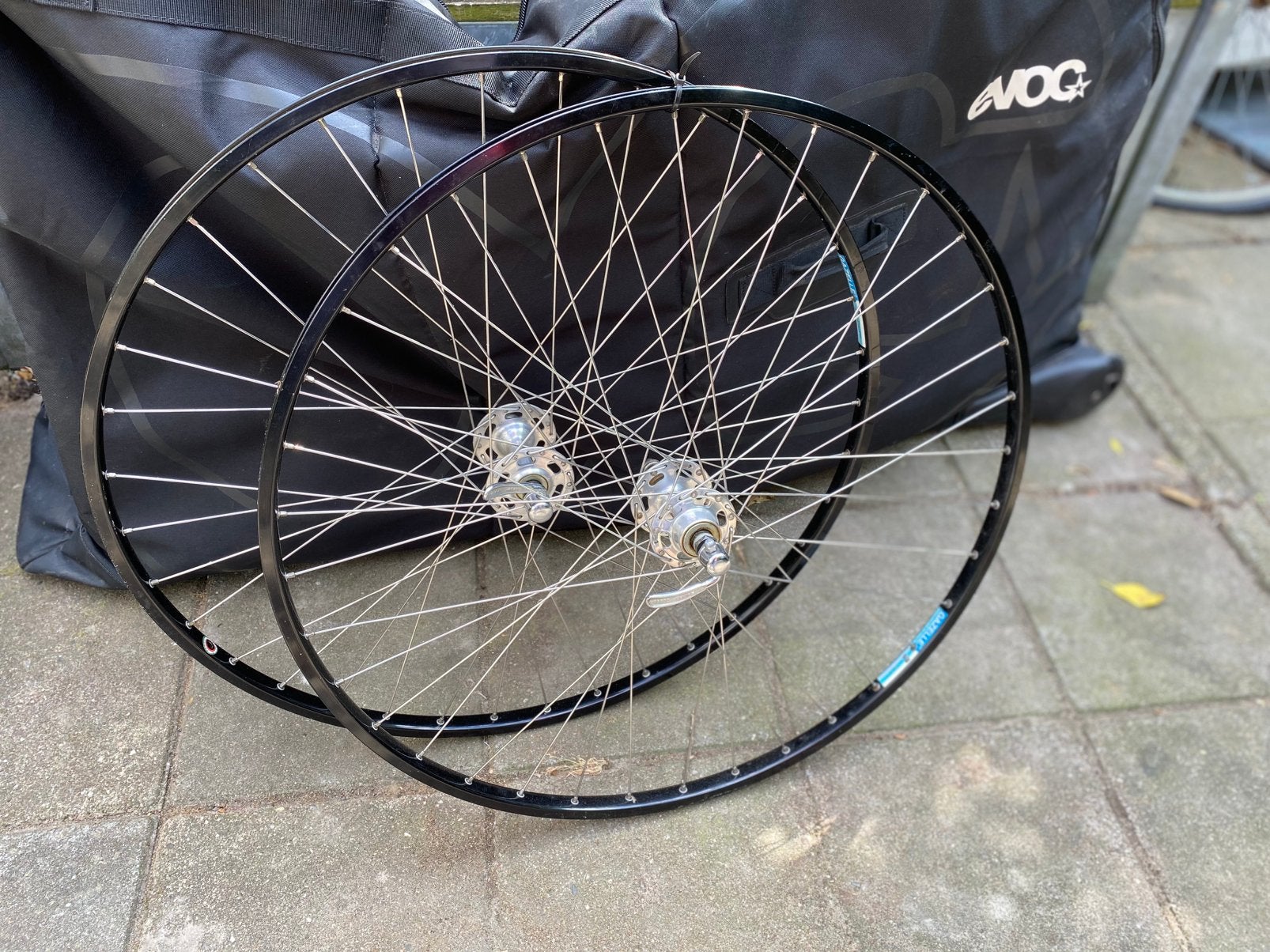 Unieke Retro Jaren 70/80 Zwarte Hoge Flens Velgen - Nieuw, Wiel, Nieuw, Ophalen of Verzenden, Aluminium