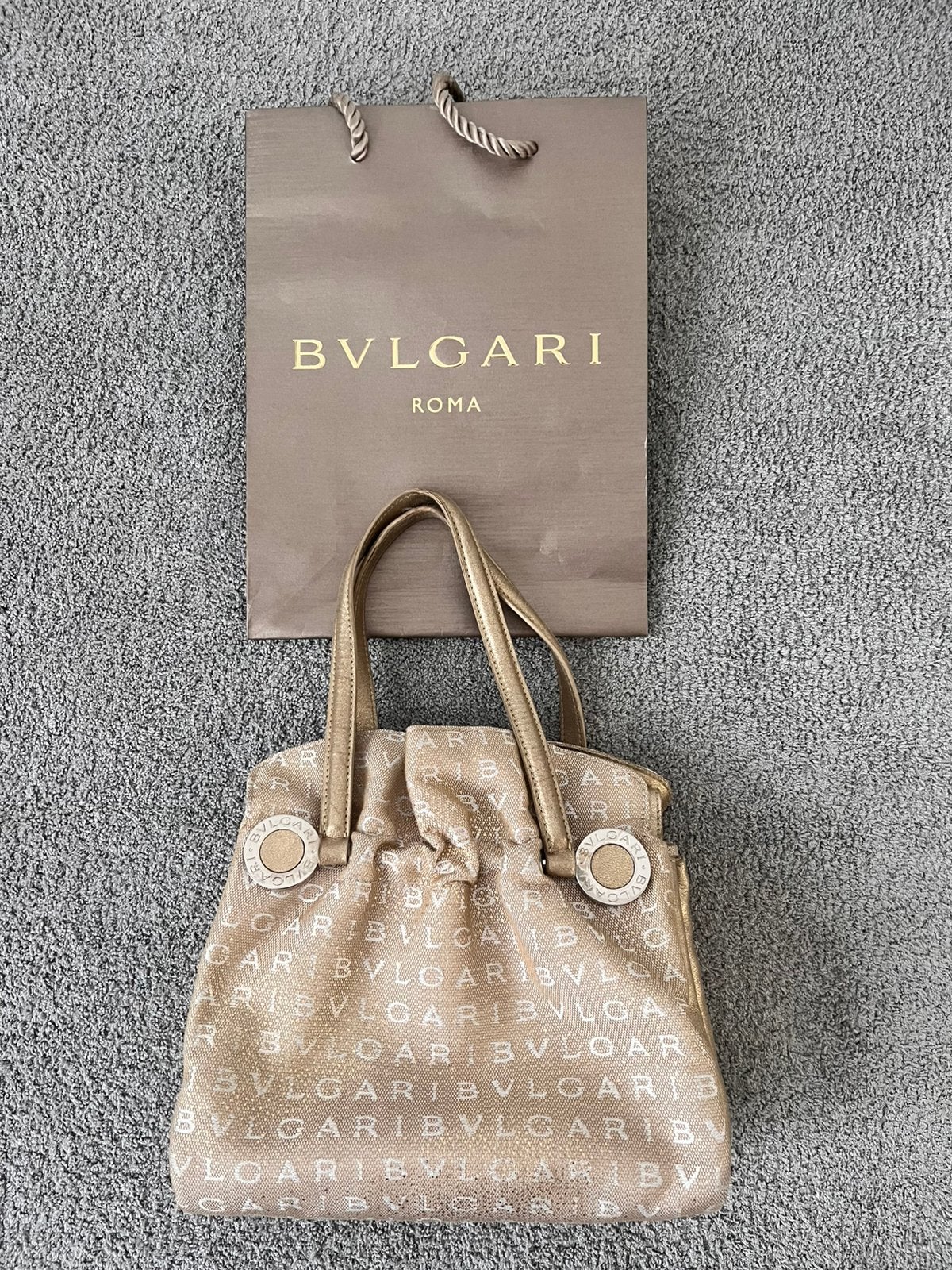 Bvlgari tas origineel!, Ophalen of Verzenden, Zo goed als nieuw, Beige, Handtas
