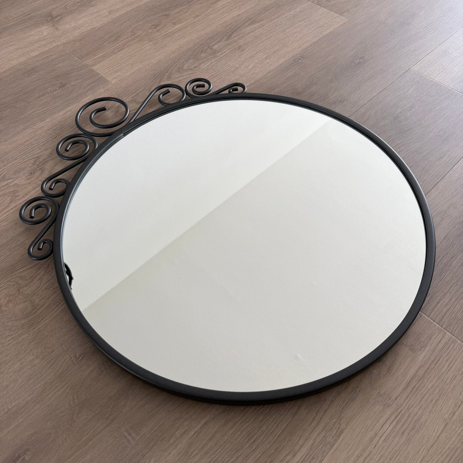 Ronde Spiegel EKNE, Minder dan 50 cm, Rond, Ophalen of Verzenden, Zo goed als nieuw