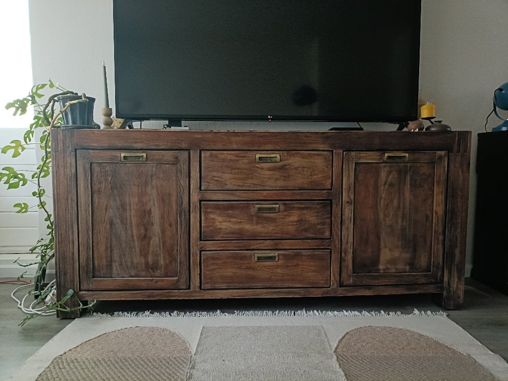 Dressoir / tv-meubel, Huis en Inrichting, Ophalen, Met deur(en), 150 tot 200 cm, Zo goed als nieuw