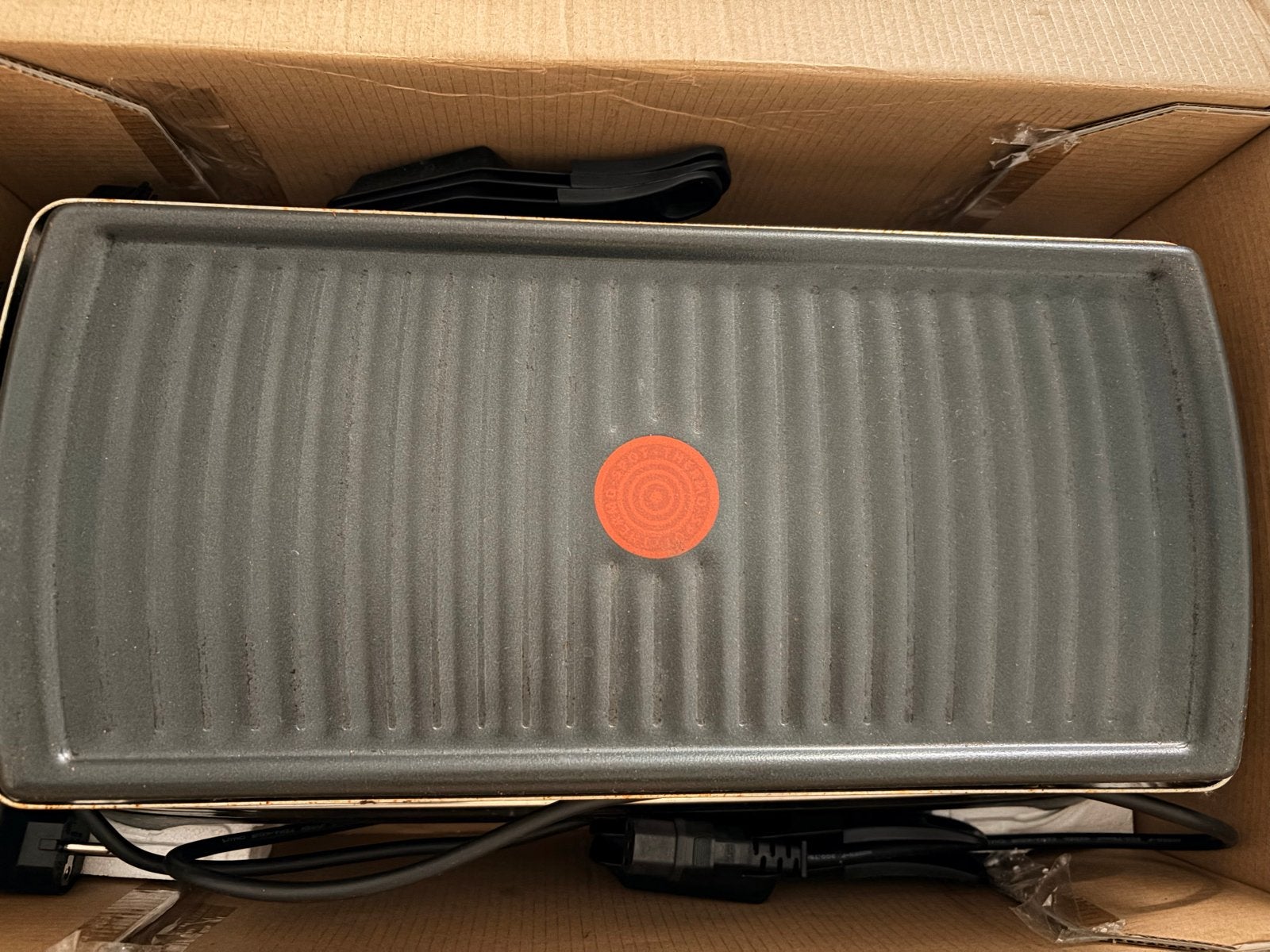 Tefal Raclette, Pierrade & Grill - Inox & Design, Ophalen, Gebruikt