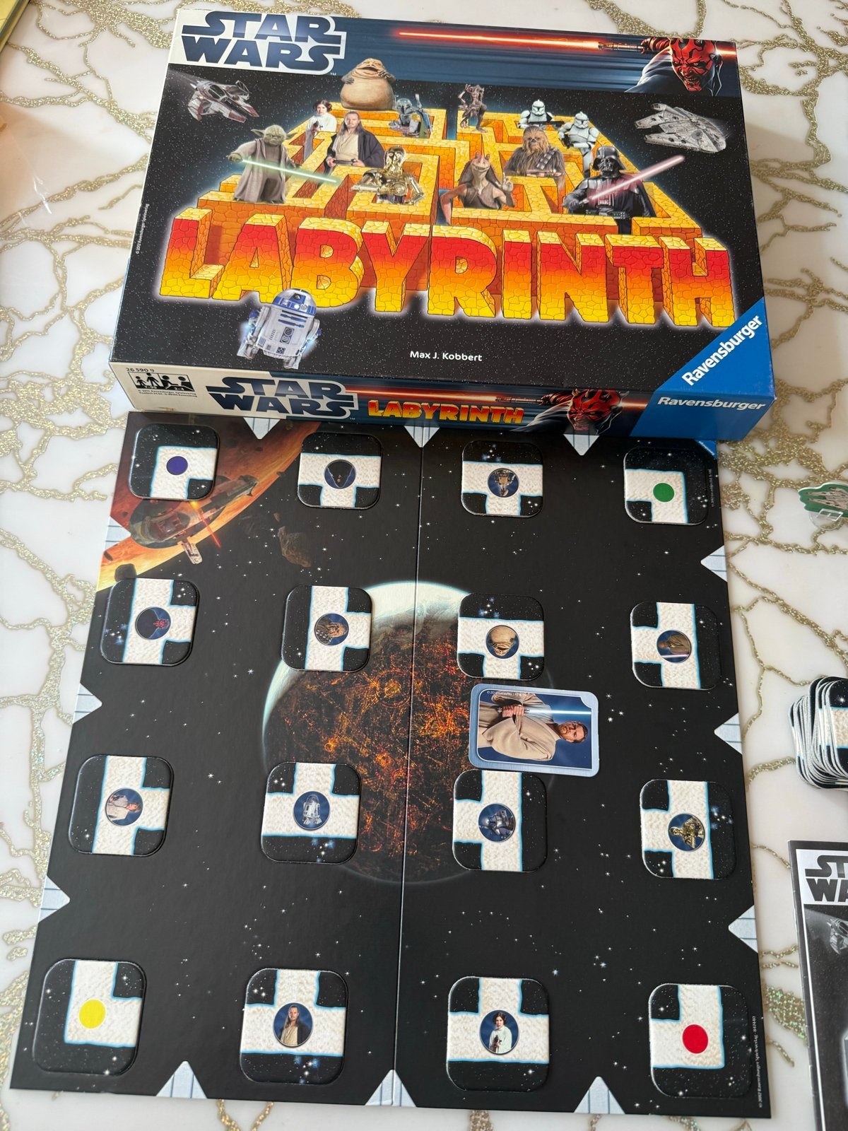 Star Wars Labyrinth Bordspel - Ravensburger, Een of twee spelers, Ophalen of Verzenden, Zo goed als nieuw