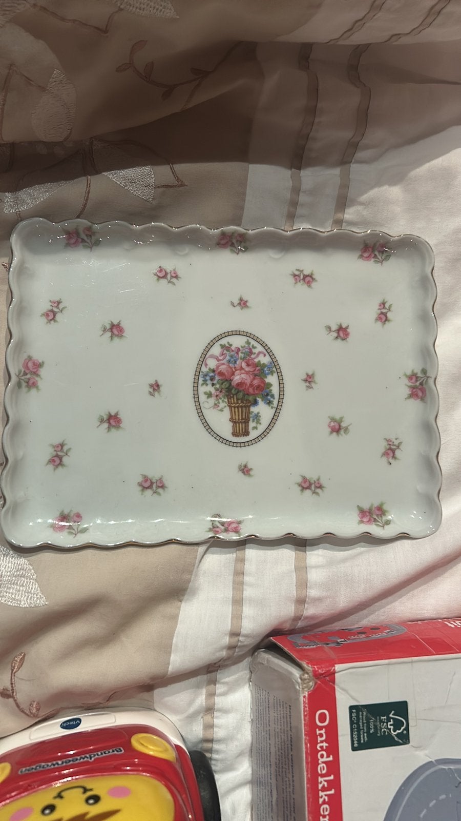 Mooie cake schaal puntgaaf, Antiek en Kunst, Ophalen of Verzenden