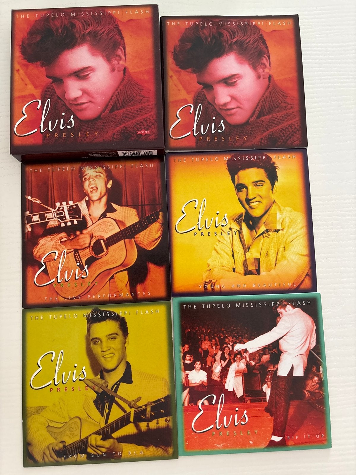 Elvis Presley - The Tupelo Mississippi Flash - 4 CD Boxset, Ophalen of Verzenden, Zo goed als nieuw, Cd of Plaat