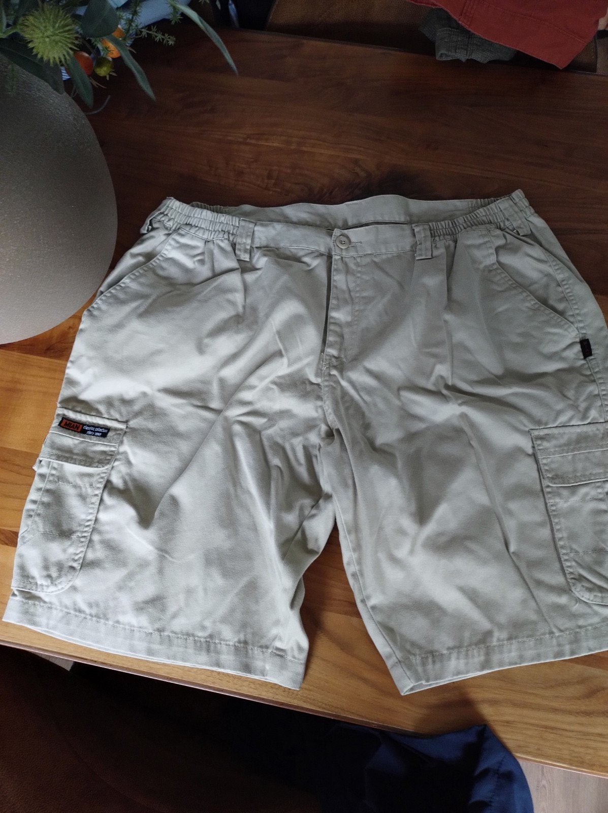 korte cargo  broek heren maat Xxxl, Beige, Overige maten, Zo goed als nieuw, Mian
