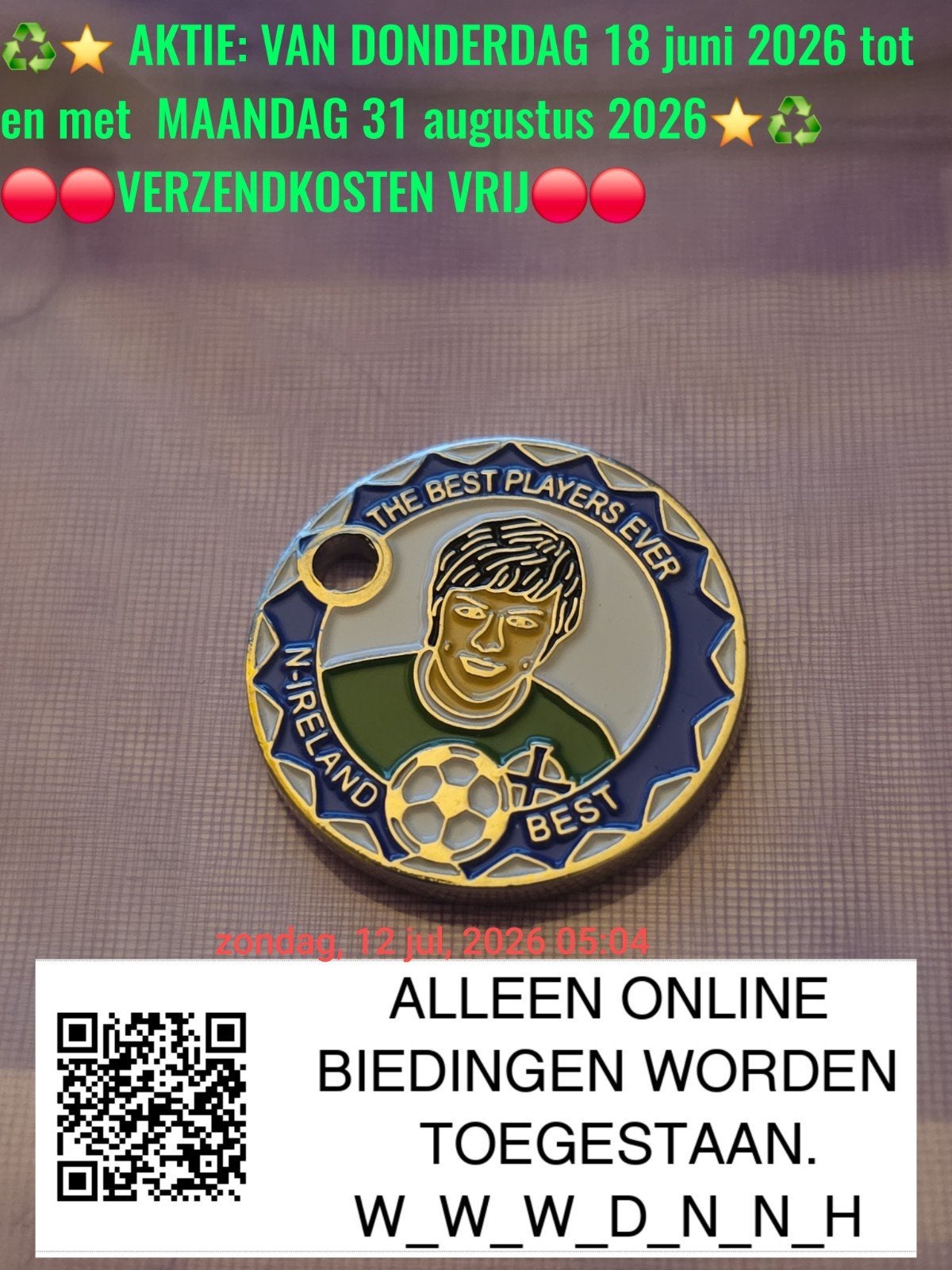 🔴🛒 Setje van 8 the best players ever muntjes, Verzenden