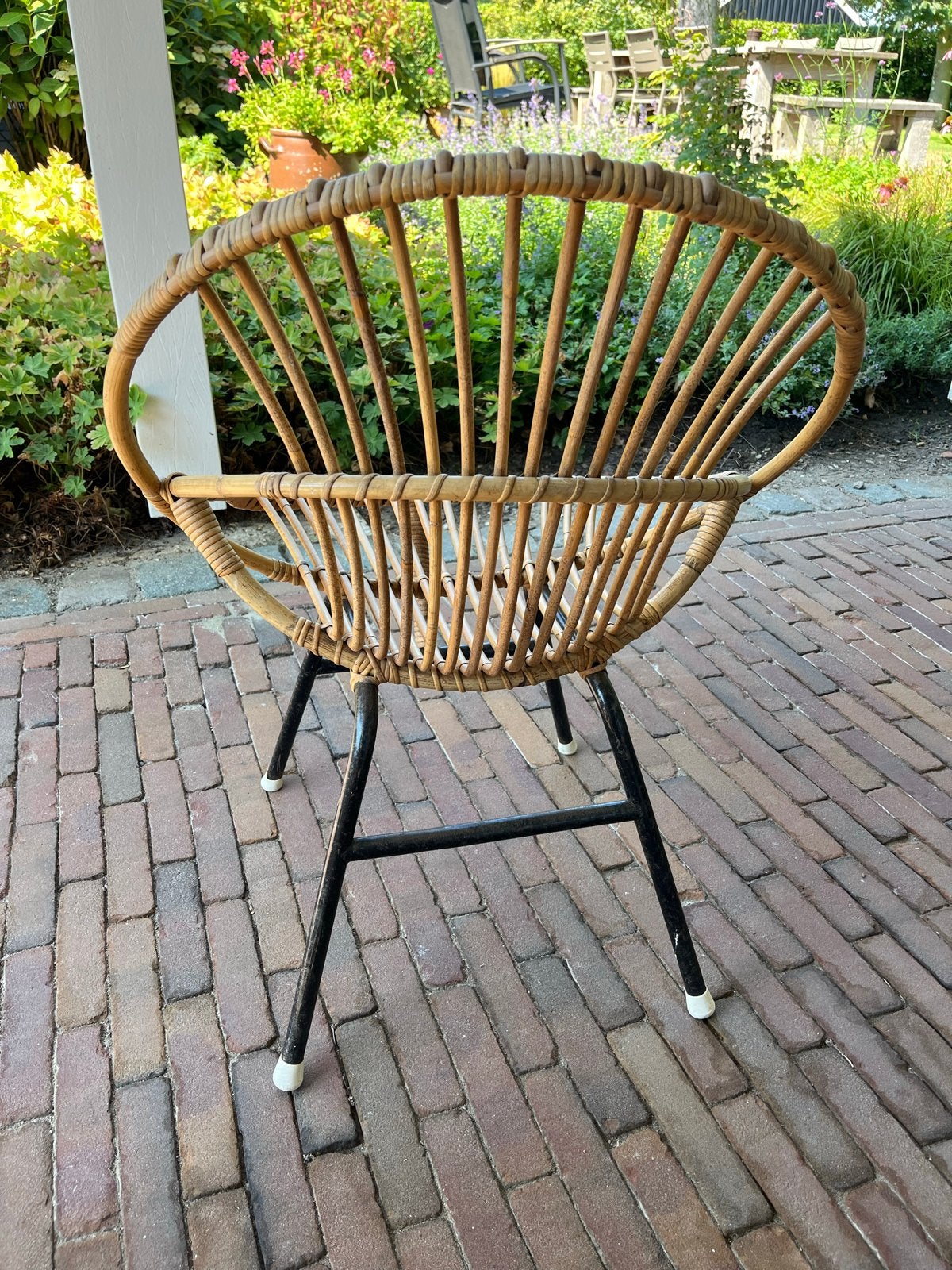 Vintage rotan stoel jaren '60/'70 - Prachtig en stevig, Ophalen