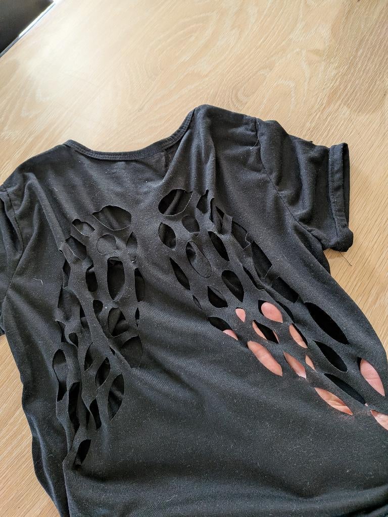 T-shirt maat m angel wings, Kleding | Dames, Maat 38/40 (M), Zwart, Ophalen of Verzenden, Zo goed als nieuw