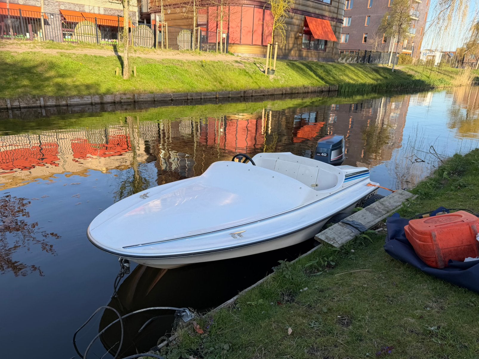 Freefire yamaha 40 pk autolube en trailer, Ophalen of Verzenden, Gebruikt