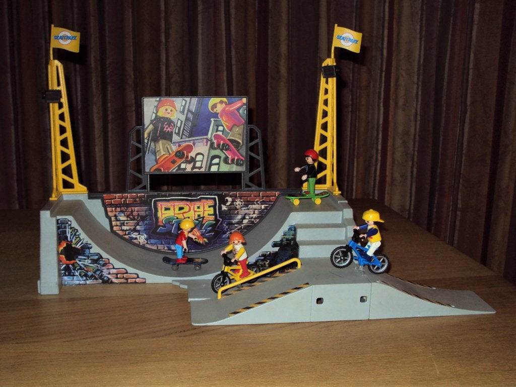 Playmobil skate park, Ophalen of Verzenden, Gebruikt, Los playmobil