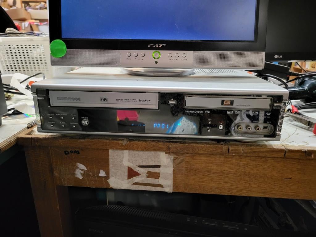Daewoo VHS en DVD Recorder, Ophalen