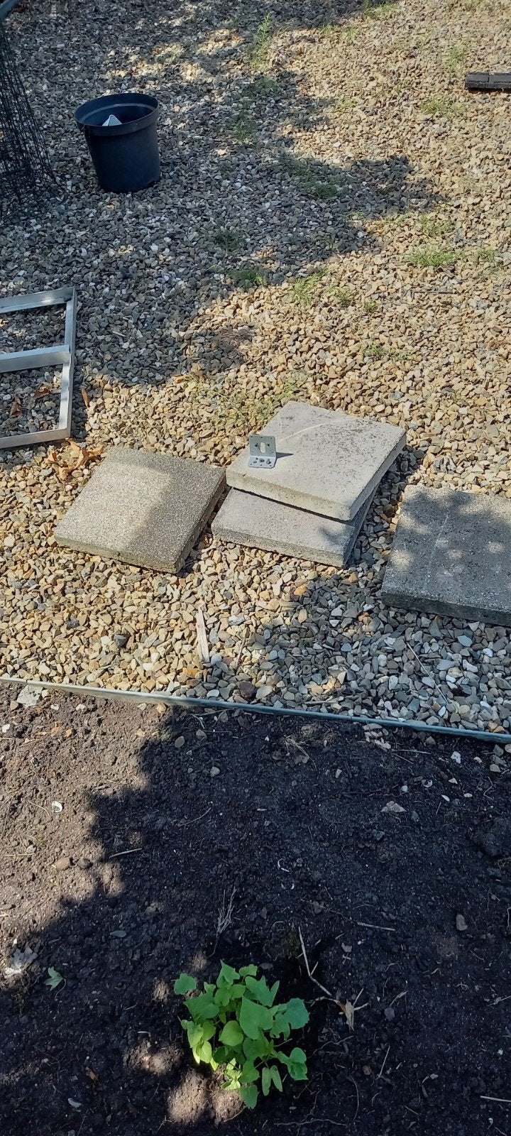 Satellietschotelhouder voor plat dak of tuin, Audio, Tv en Foto, Schotelantennes, Ophalen, Gebruikt, (Schotel)antenne-accessoires