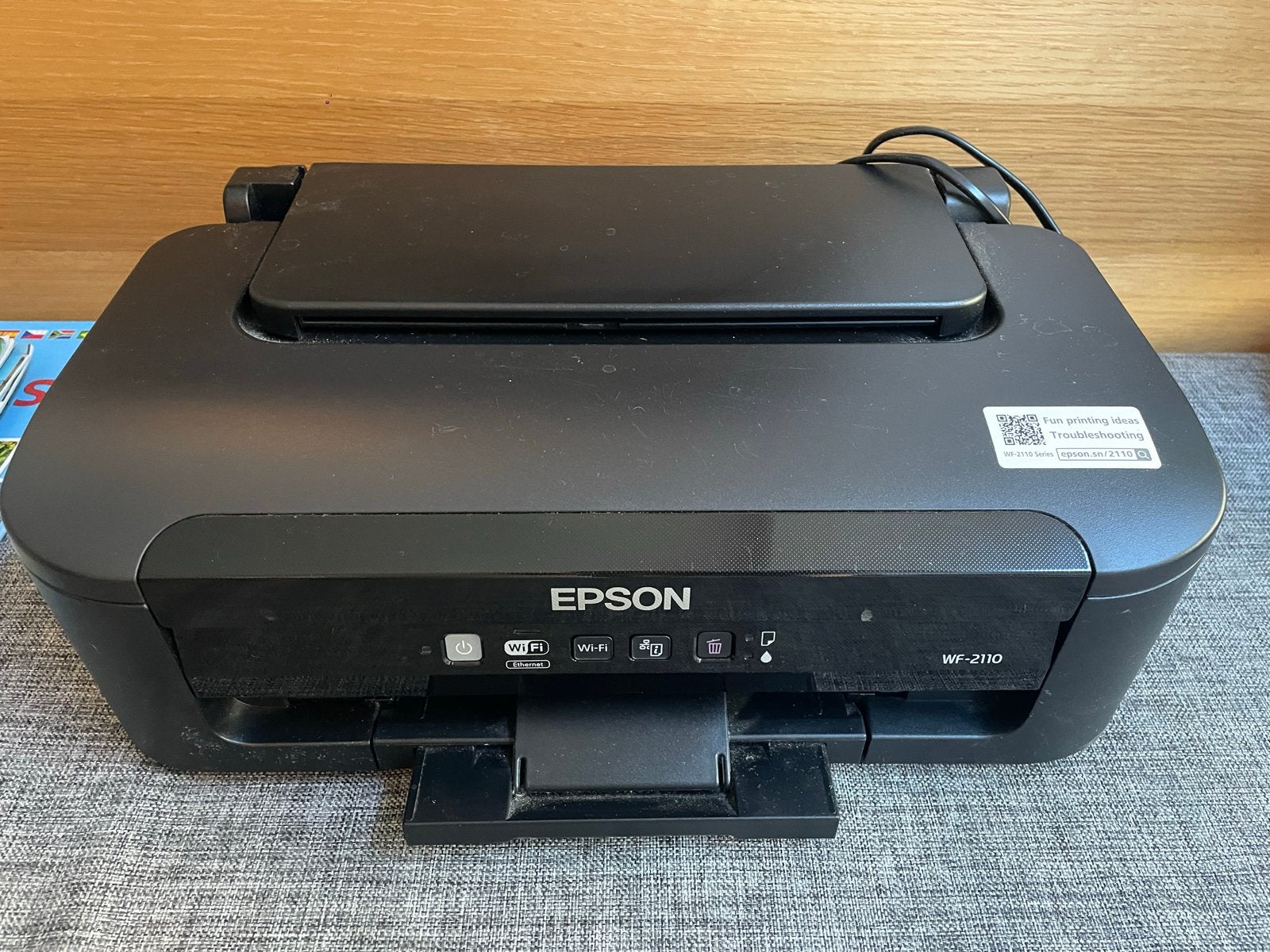 Epson WF-2110 Zwart-wit Printer met Wi-Fi, Ophalen, Zwart-en-wit printen, Gebruikt, Printer