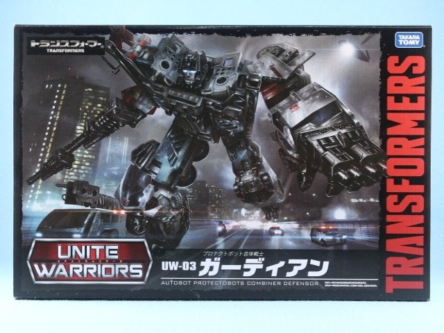 Transformers Takara Unite Warriors Protectobots/Defensor, Verzamelen, Transformers, Zo goed als nieuw, Overige generaties, Autobots