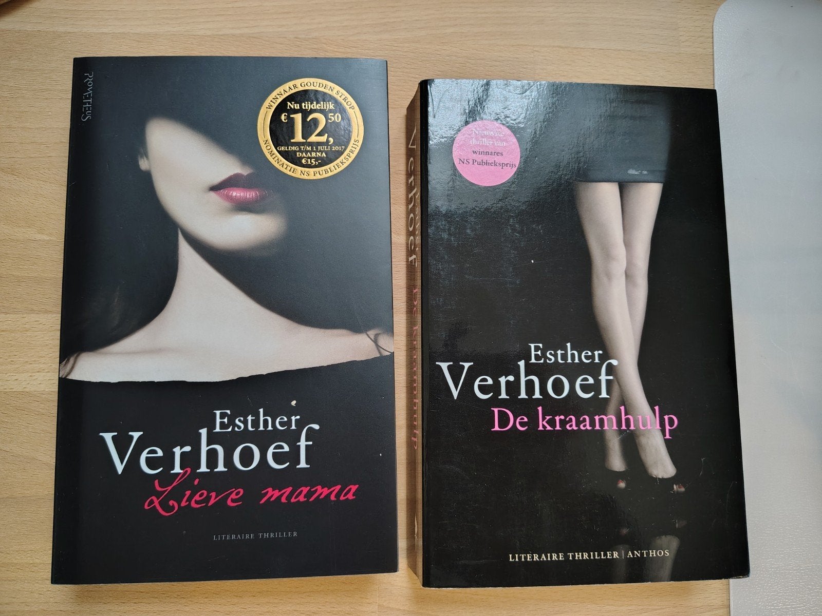2 Esther Verhoef thrillers, Boeken, Ophalen of Verzenden, Zo goed als nieuw, Esther Verhoef, Nederland