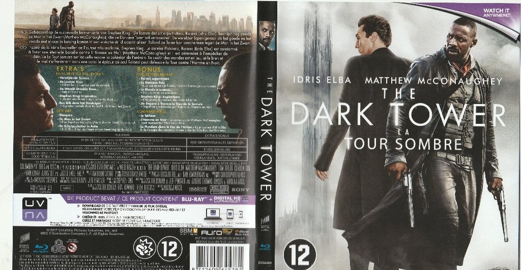The dark tower blu ray ( ned. Ondert. ), Ophalen of Verzenden, Zo goed als nieuw, Actie