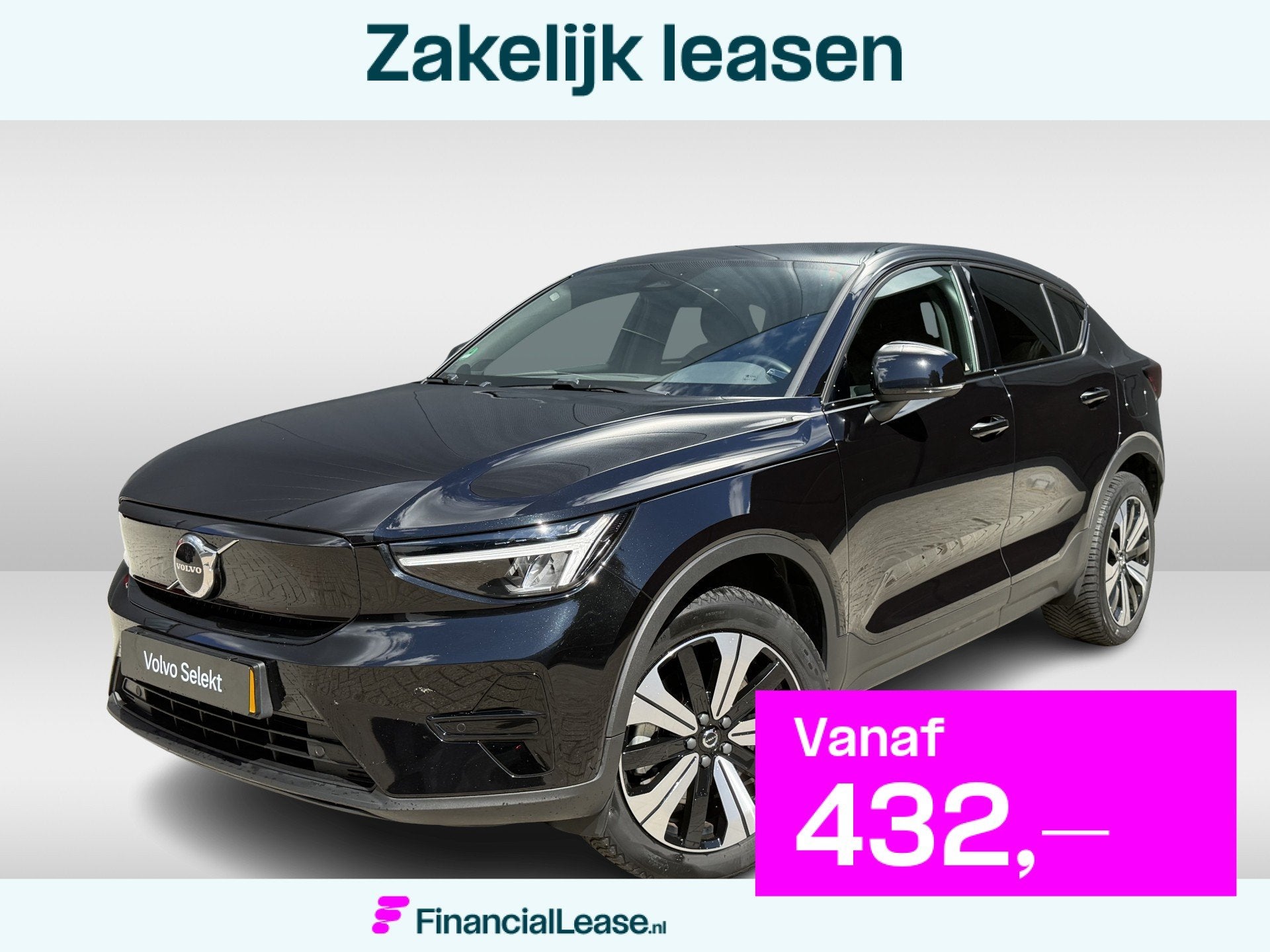 Volvo C40 Recharge Plus 69 kWh | Climate | Getint glas, Gebruikt, 24 min, Zwart, Grijs