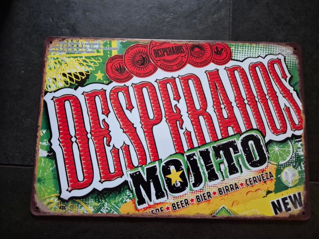 Desperados reclamebord, Ophalen of Verzenden, Nieuw, Reclamebord