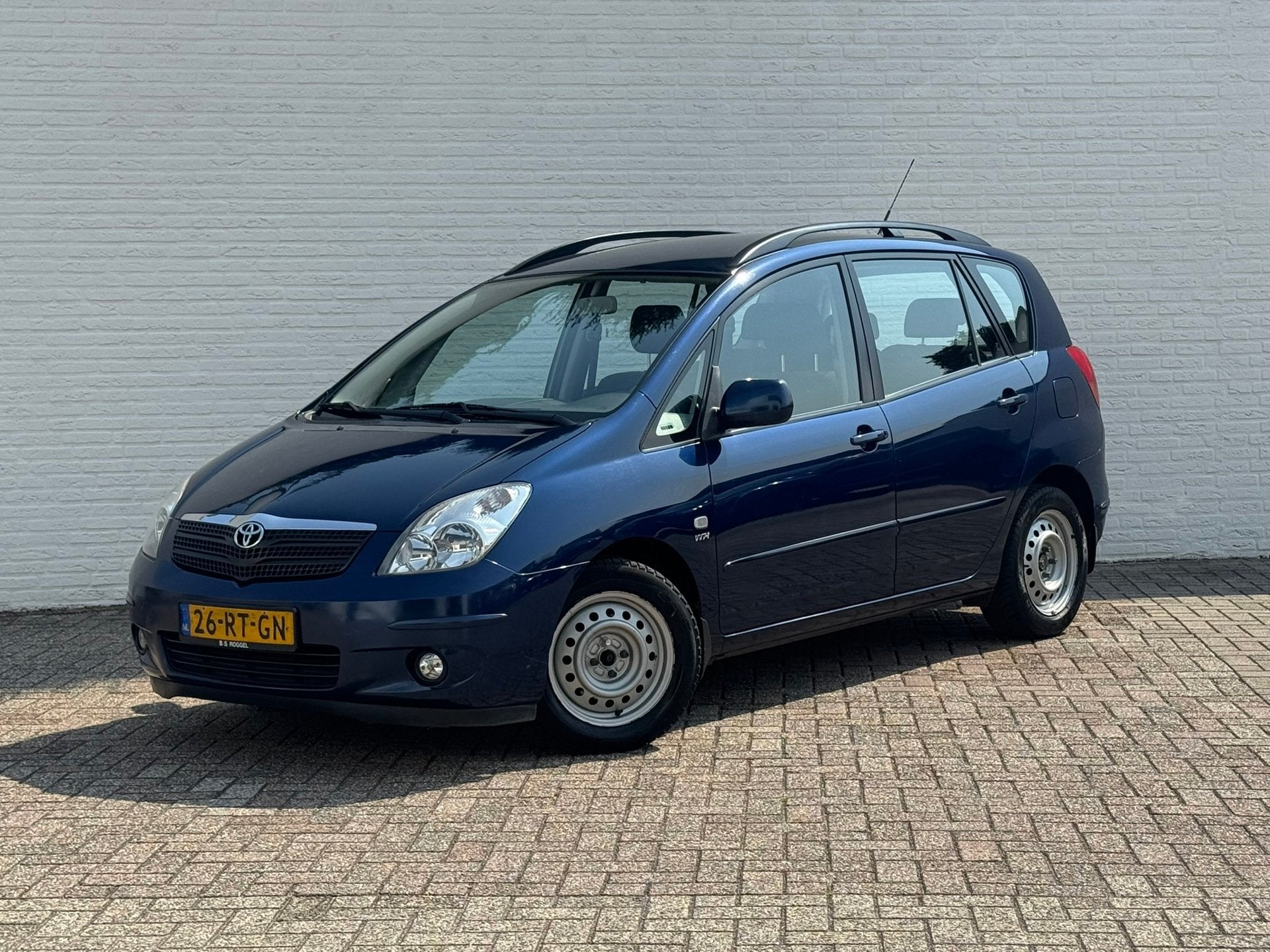 Toyota Corolla Verso 1.8 VVT-i Linea Sol Automaat Clima KOUD, Gebruikt, Zwart, 4 cilinders, Blauw