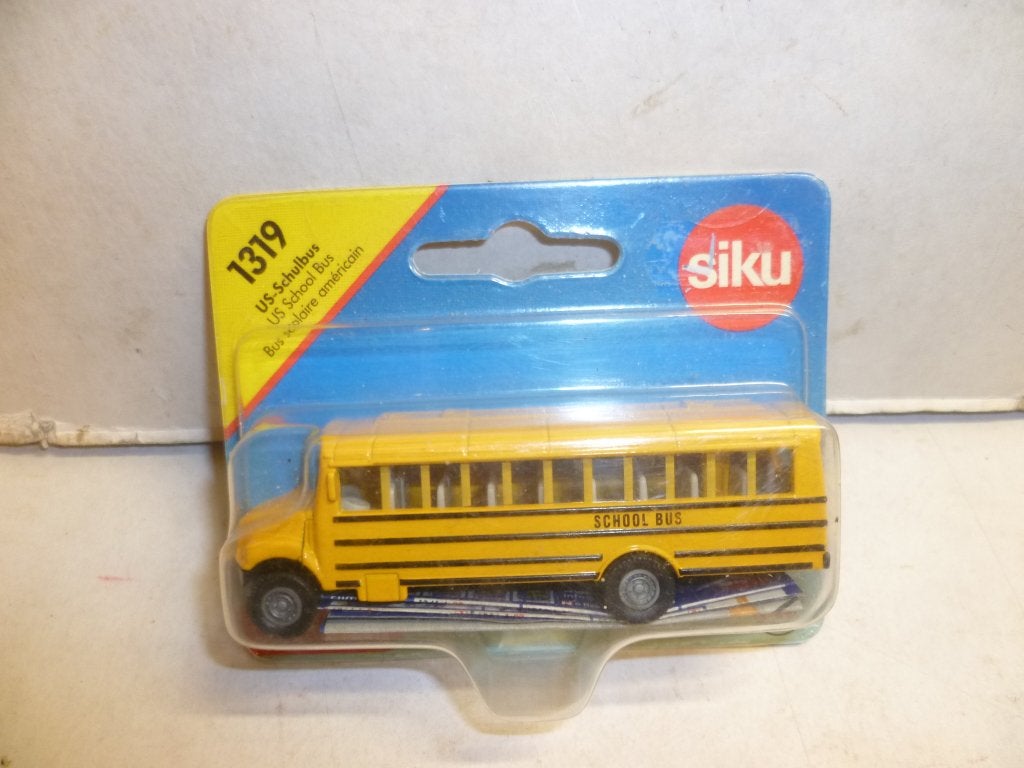 Siku 1319 US Schoolbus Schulbus nieuw in blister modelauto., Ophalen of Verzenden, Nieuw, Auto