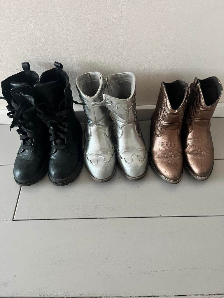 3 paar Meisjes boots en laarsjes bluebox, Kinderen en Baby's, Kinderkleding | Schoenen en Sokken, Ophalen, Meisje, Laarzen, Zo goed als nieuw